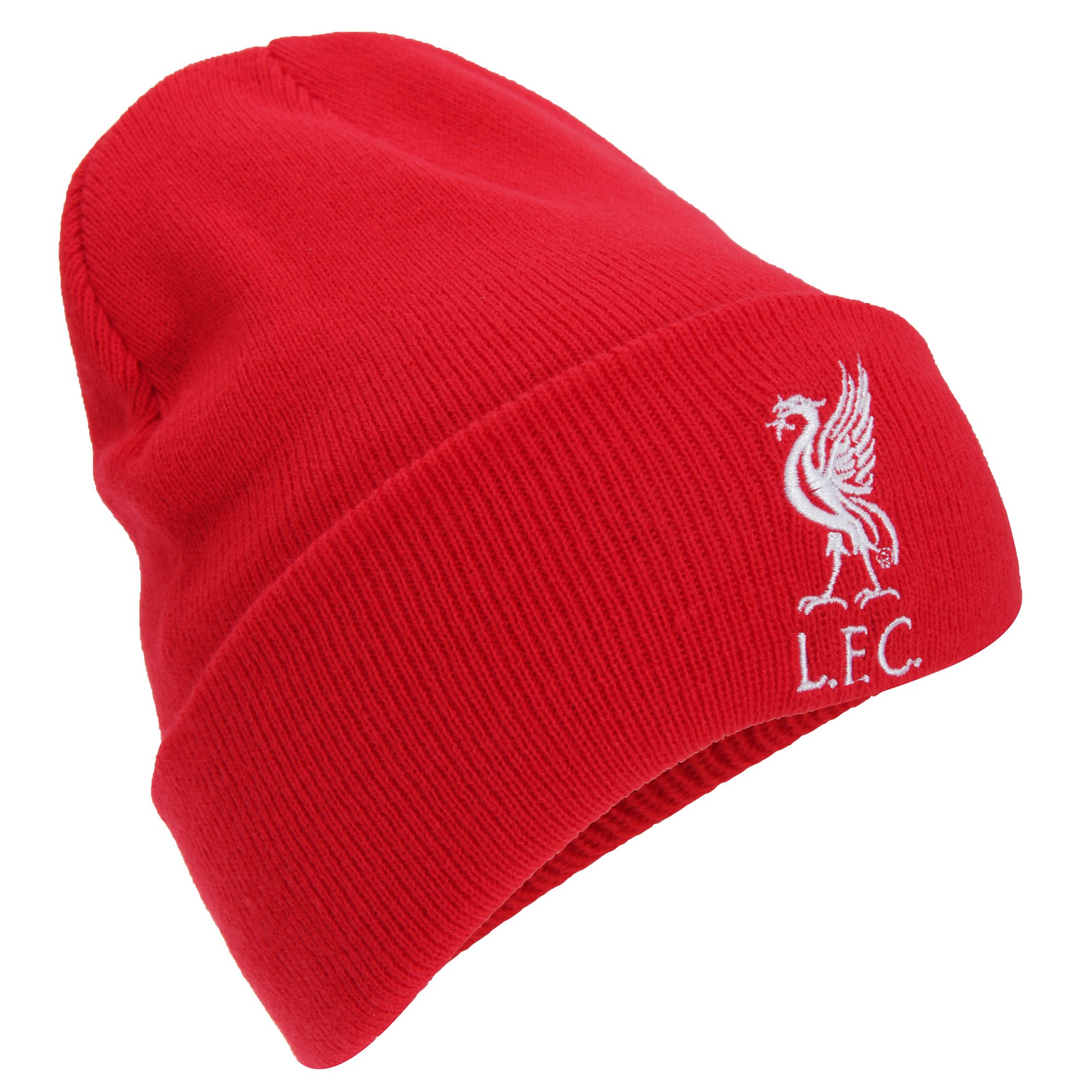 Liverpool Cuff Knitted Hat - Red