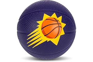 Franklin Sports NBA Mini Foam Basketball - Kids 5.5" Inch Toy Basketball for Over The Door + Mini Indoor Basketball Hoops - NBA Fan Shop Soft Foam Indoor Kids Basketballs