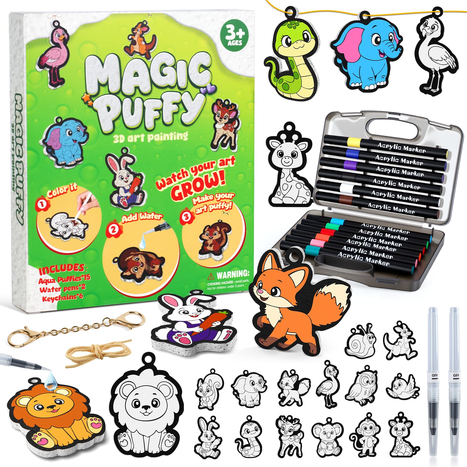 DICAO Gifts for 5 6-10 Year Olds Girls, 5 6 7-10 Year Old Girl Gifts, Kids Toys for 5 Year Old Girls, Arts and Crafts for Kids, Craft Kits for Kids, 5 6 7 8 9 10 Year Old Boy Girl Gift