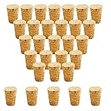 30Pcs Tapered Cork Plugs Wooden Wine Corks Stoppers