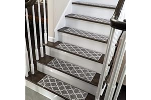 SUSSEXHOME Stair Treads - 100% Polypropylene Carpet Strips for Indoor Stairs - Easy to Install Runner Rugs W/Double Adhesive 