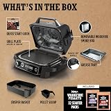 Ninja Woodfire Electric BBQ Grill & Smoker 7 in 1 Outdoor Grill Air Fryer view 2