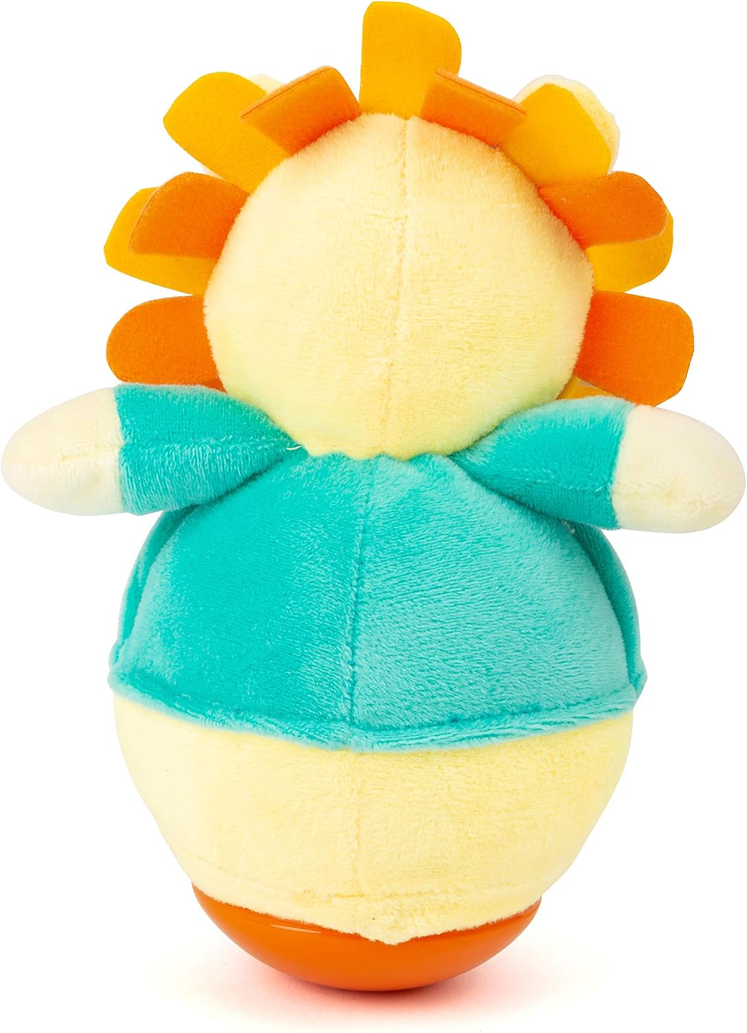 Small Foot 11426 Roly-Poly Lion, A Fun Stand-up Plush Animal for Grasping and Touching Learning Toy, Multicolored, 11 x 14 x 19 cm - Image 5