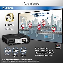 Epson Pro EX9210 1080p+ WUXGA 3,400 lumens color