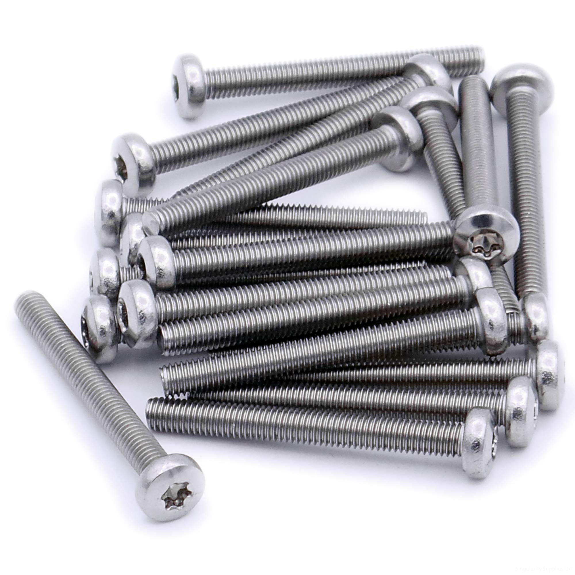 M8 (8mm x 10mm) TX Pan Machine Screw (Bolt) - Stainless Steel (A2) (Pack of 10)