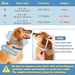 ComSaf Soft Dog Recovery Collar, Protective