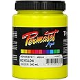 Permaset Aqua Standard 300ml Mid Yellow - Screen Printing Ink for Fabric - Ideal Screen Printing Kit for Home Office, Starter Kit, Fabric Paint, Screen Printer and Other Fabric Ink