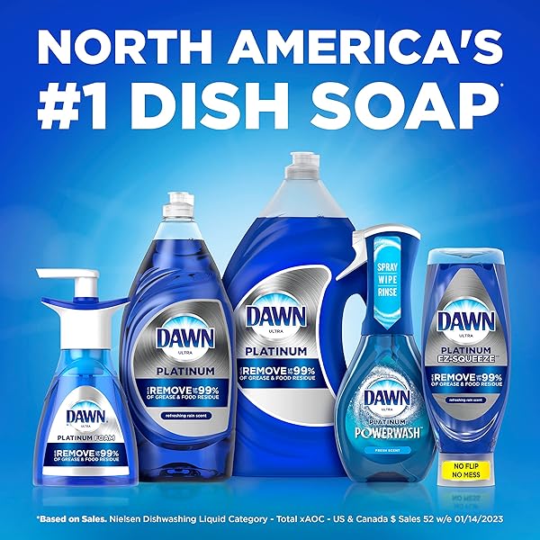 DAWN PLATINUM POWERWASH DISH SPRAY, DISH SOAP, FRESH SCENT REFILL, 16 FL OZ (PACK OF 1)