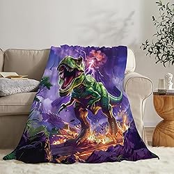 Dinosaur Blanket T-Rex Throw Blanket Dinosaur Gifts