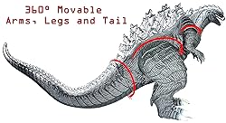 TwCare Set of 2 Godzilla Ultima vs Destoroyah