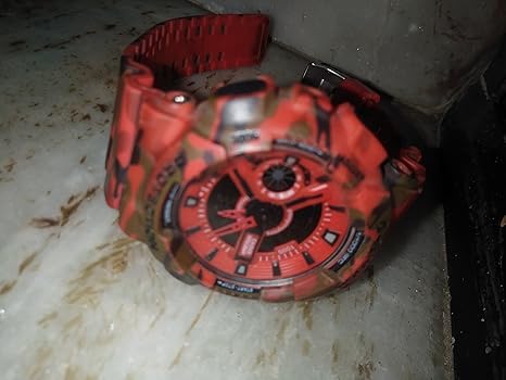 g shock red camouflage price