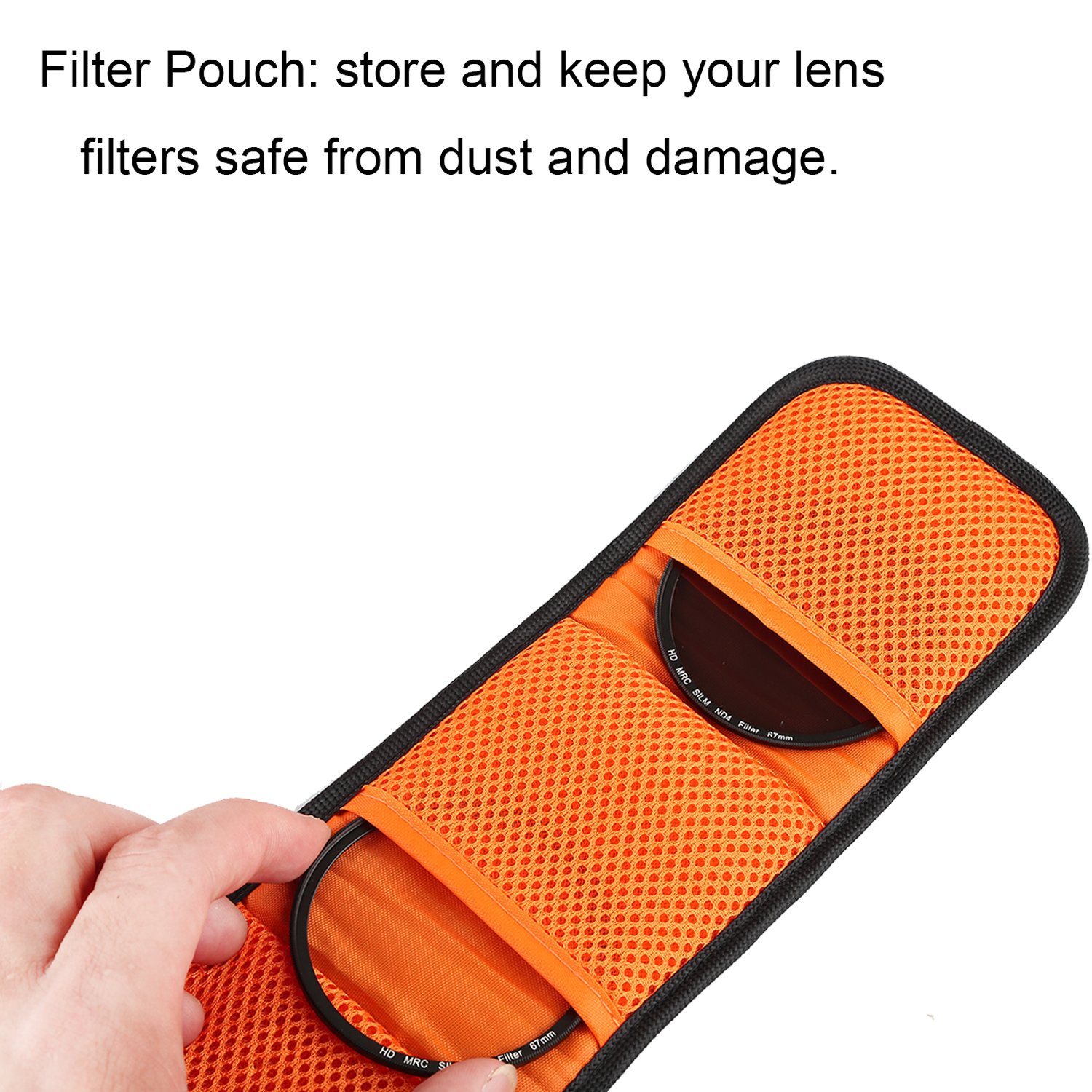 pangshi 67MM UV CPL Polarizer Neutral Density ND4 Lens Filter Professional Photography Filters Kit with Carry Pouch for DSLR Camera Lenses with 67mm Filter Thread