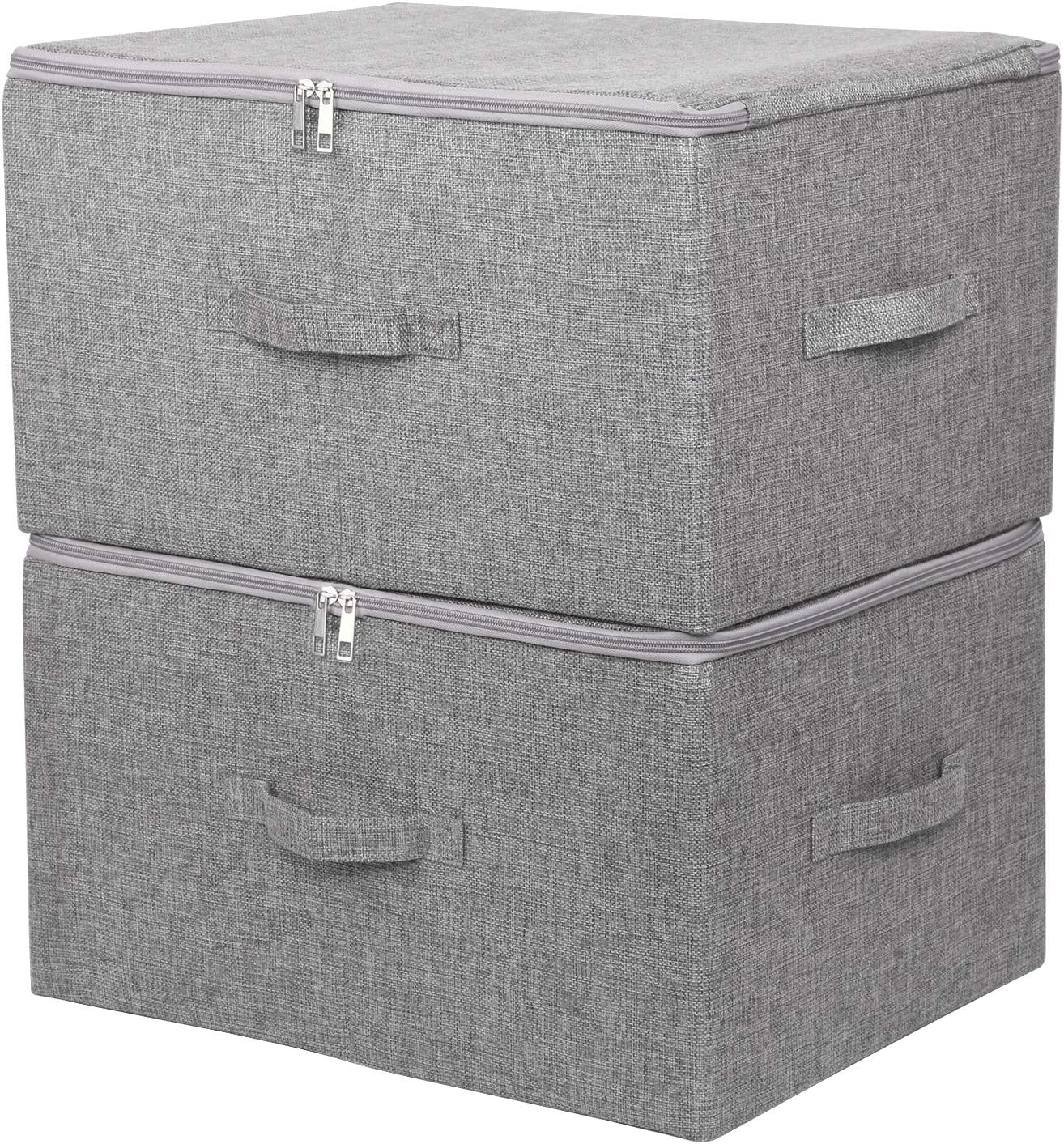 EZ GENERATION Large Capacity Clothes Storage Bin Organiser with Reinforced Handle Thick Fabric