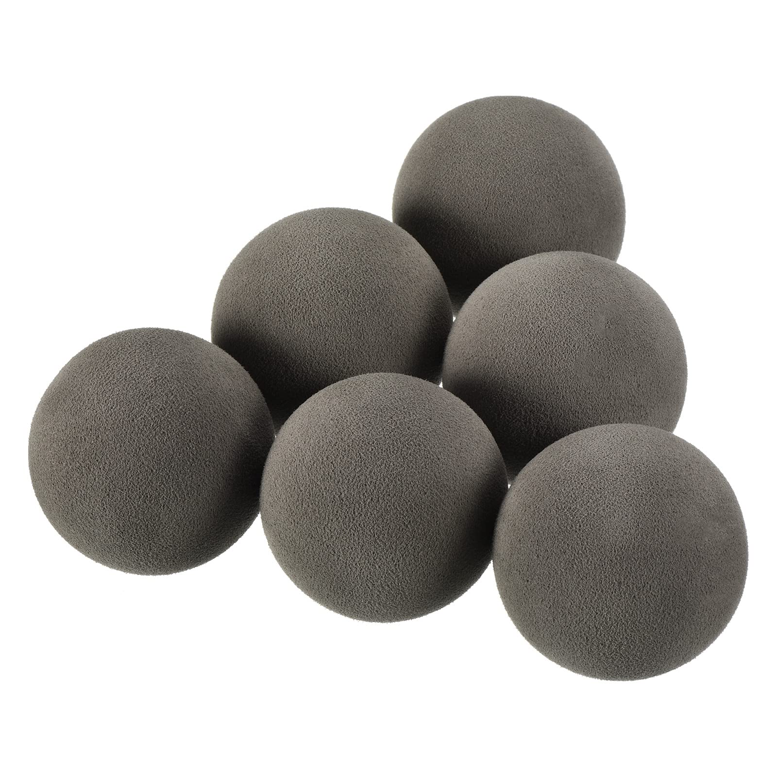 PATIKIL Golf Foam Balls, 10 Pack EVA Sponge 42mm Exercise Flight Swing Practice for Indoor Training, Dark Gray