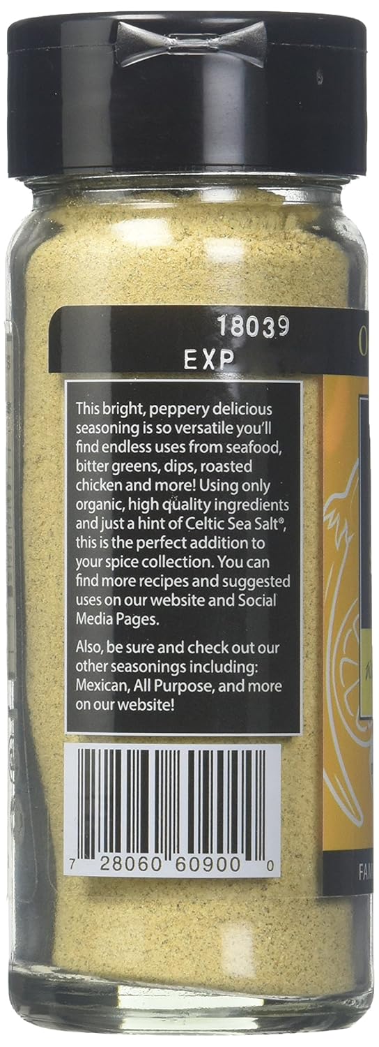 Gourmet Celtic Sea Salt Organic Celery Seasoned Salt Blend – Classic Celery Salt Adds Bold Herb Flavor to a Variety of Dishes, Hand Crafted and Organic, 3.7 Ounces : Grocery & Gourmet Food