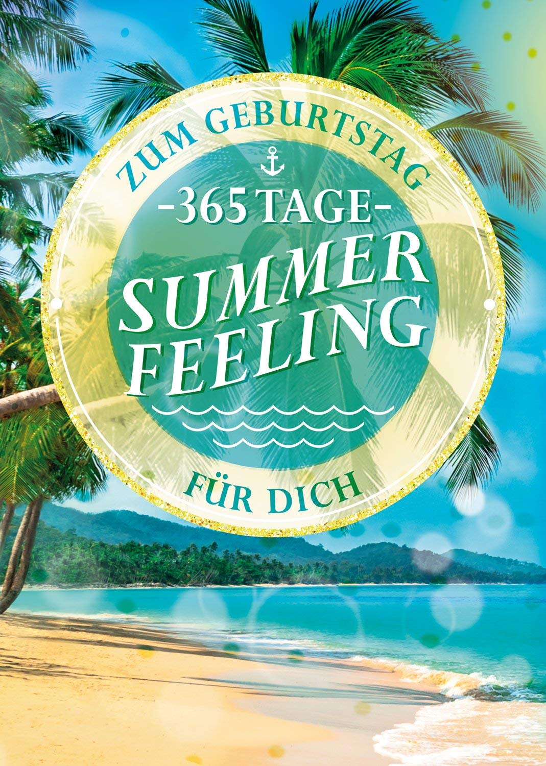 bentino Birthday card XL with music, DIN A4 set with envelope, high-quality greeting card plays "Summer Dreaming", sound in great HiFi quality, great gift for a birthday.