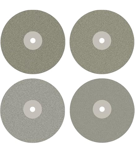 Disco De Pulido Plano 150 Mm (6") Con Placa De Zinc - Para Joyería Y Gemas, Compatible Con Pasta De Diamante