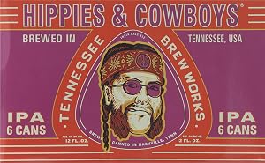 Tennessee Brew Works, IPA Hippies And Cowboys, 6pk, 12 Fl Oz Cans