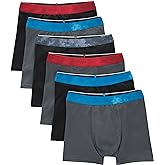 Hanes boys Performance Tween Boxer Briefs Underwear, Assorted Prints & Solids, 6-pack