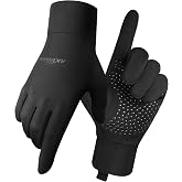 AXEVMEN Thin Winter Gloves Cycling Gloves for Women &amp; Men | Touchscreen Gloves for Running Biking Driving, Hiking,Outdoor Sports 
