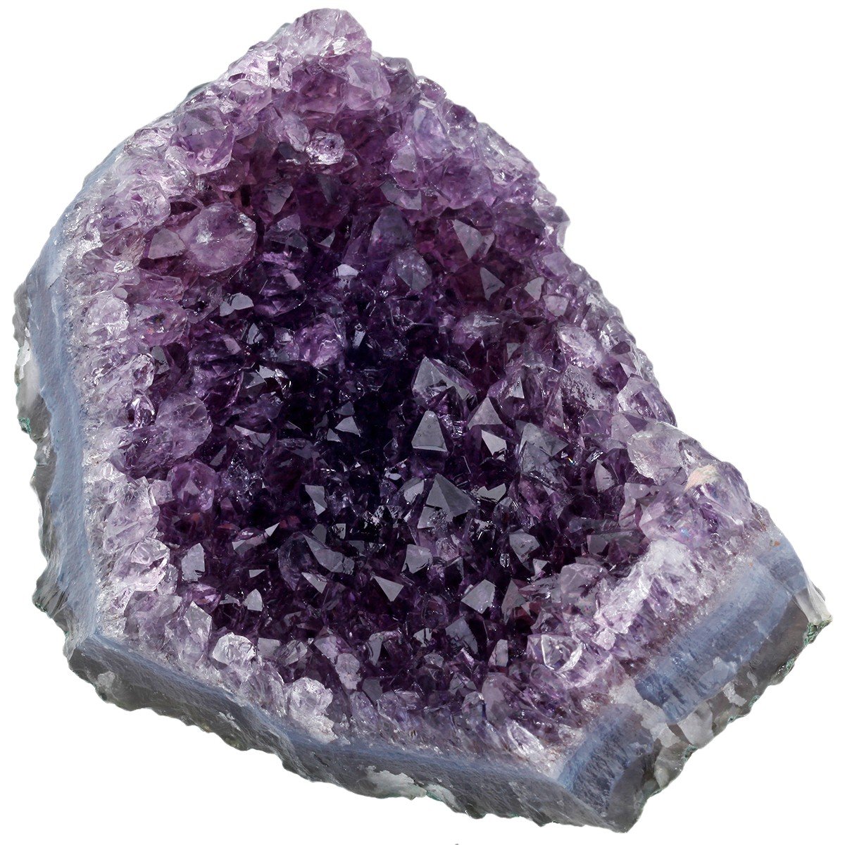 rockcloud Natural Purple Amethyst Quartz Crystal Cluster Geode Druzy Home Decoration Gemstone Specimen