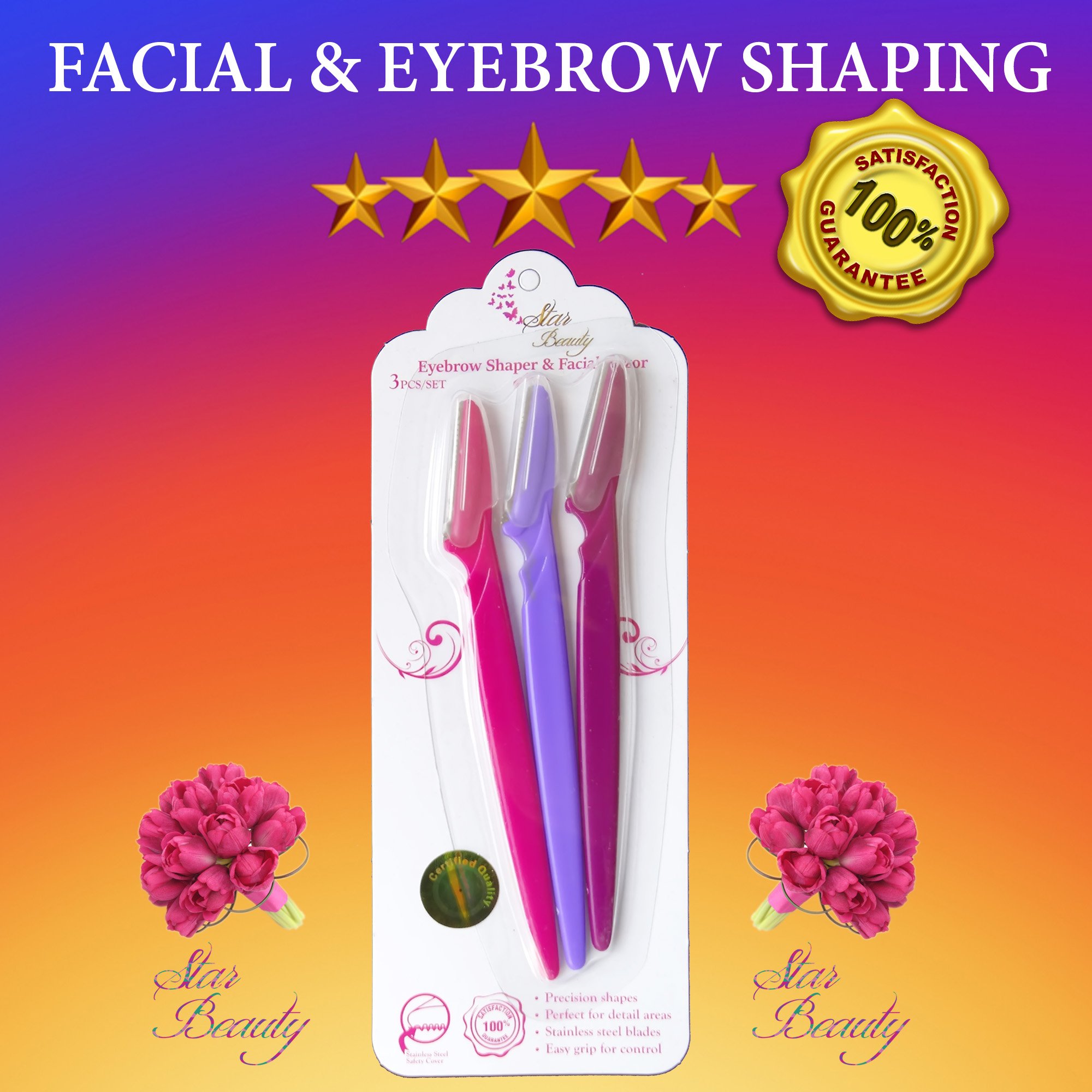 Dermaplaning Womens Eyebrow Razor Shaping Perfect Women's Facial