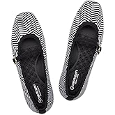 Frank Mully Mary Jane Women Flat Shoes Slip on Square-Toe Washable Shoes Comfortable for Dressy and Work with Ankle Strap