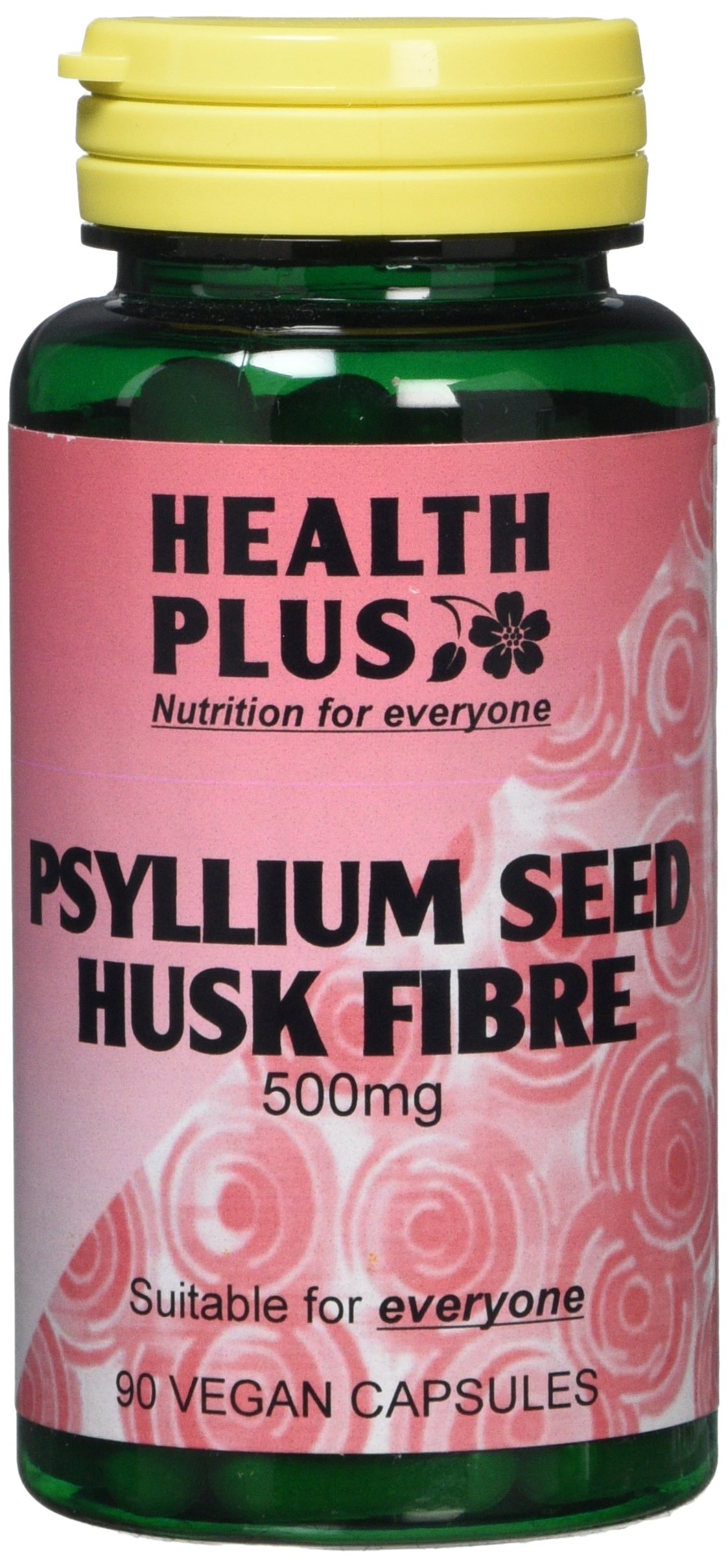 Health Plus Psyllium Seed Husk Fibre 500mg Digestive Health Supplement - 90 Capsules