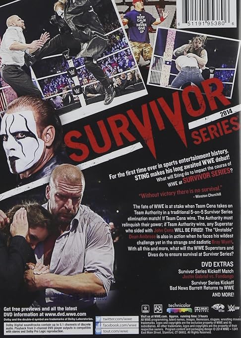 Survivor Series 2014 Import Amazon Ca Dvd