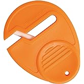Fiskars SewSharp Scissors Sharpener (98547097) | Ceramic Grinding Heads/Plastic Housing, Orange, Sewsharp, 1003871