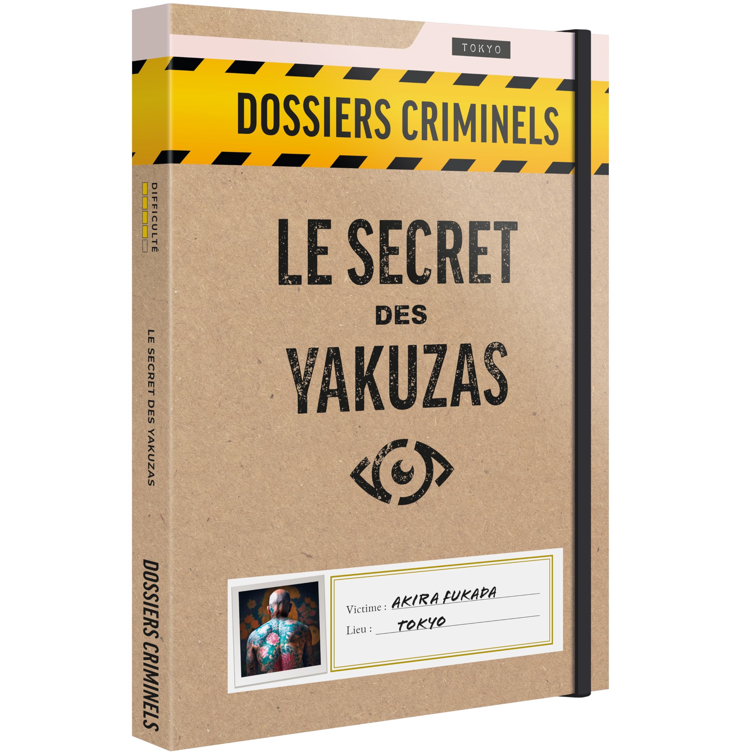 Platonia Games Criminal Records - The Secret of the Yakuzas: Who Killed Akira Fukada? - Board Game Escape Game - Immersive and Collaborative Investigation Game