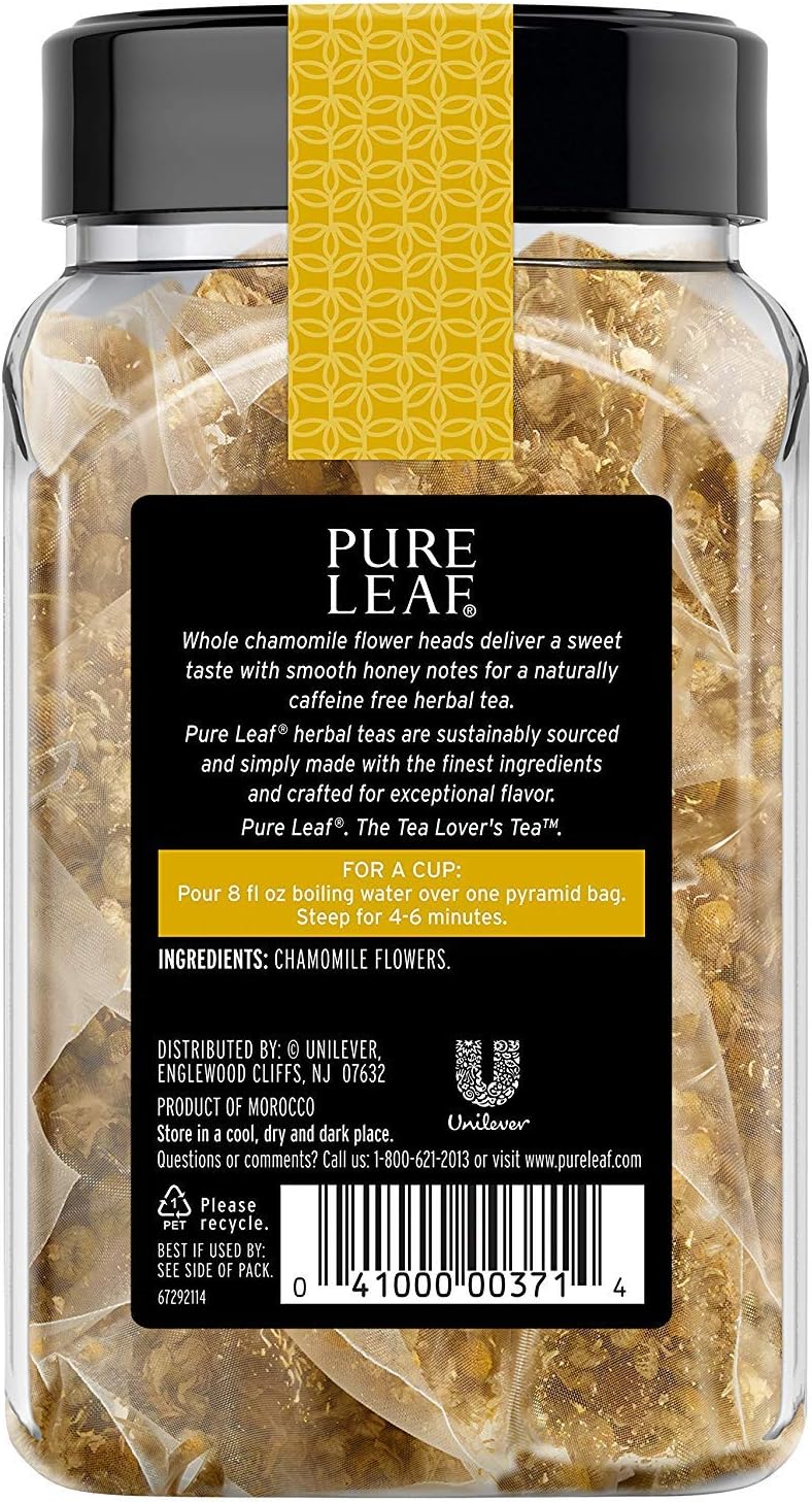 Pure Leaf Chamomile Herbal Tea, 14 Pyramid Tea Bags