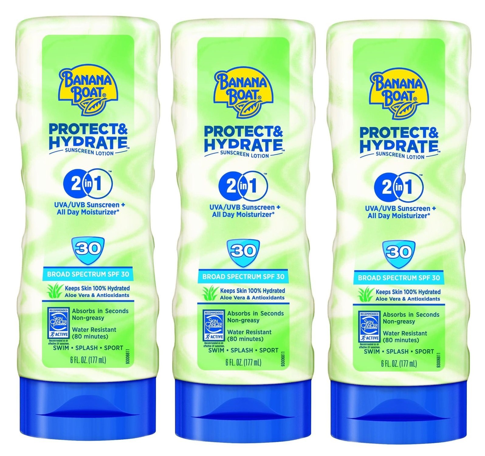 Banana Boat Protect & Hydrate Sunscreen Lotion 2 in 1 SPF