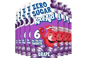 Kool-Aid Sugar-Free Grape On-The-Go Powdered Drink Mix 6 Count (Pack of 1)