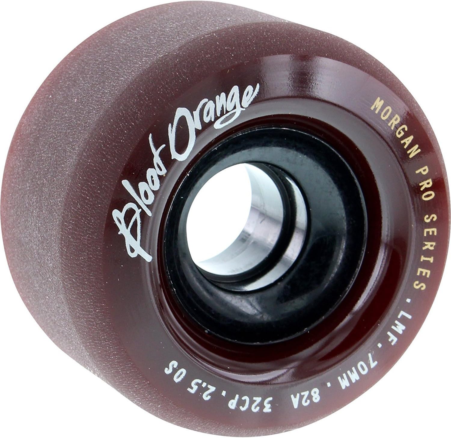 Blood Orange Morgan 70mm 82a Maroon Skateboard Wheels (Set of 4)