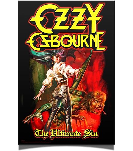 Amazon.com: Desert Cactus Ozzy Osbourne Poster 11 x 17 Inch Room