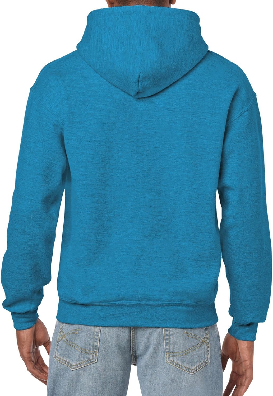 Gildan Men's Heavy Blend Fleece Hooded Sweatshirt G18500 at  Men’s Clothing store