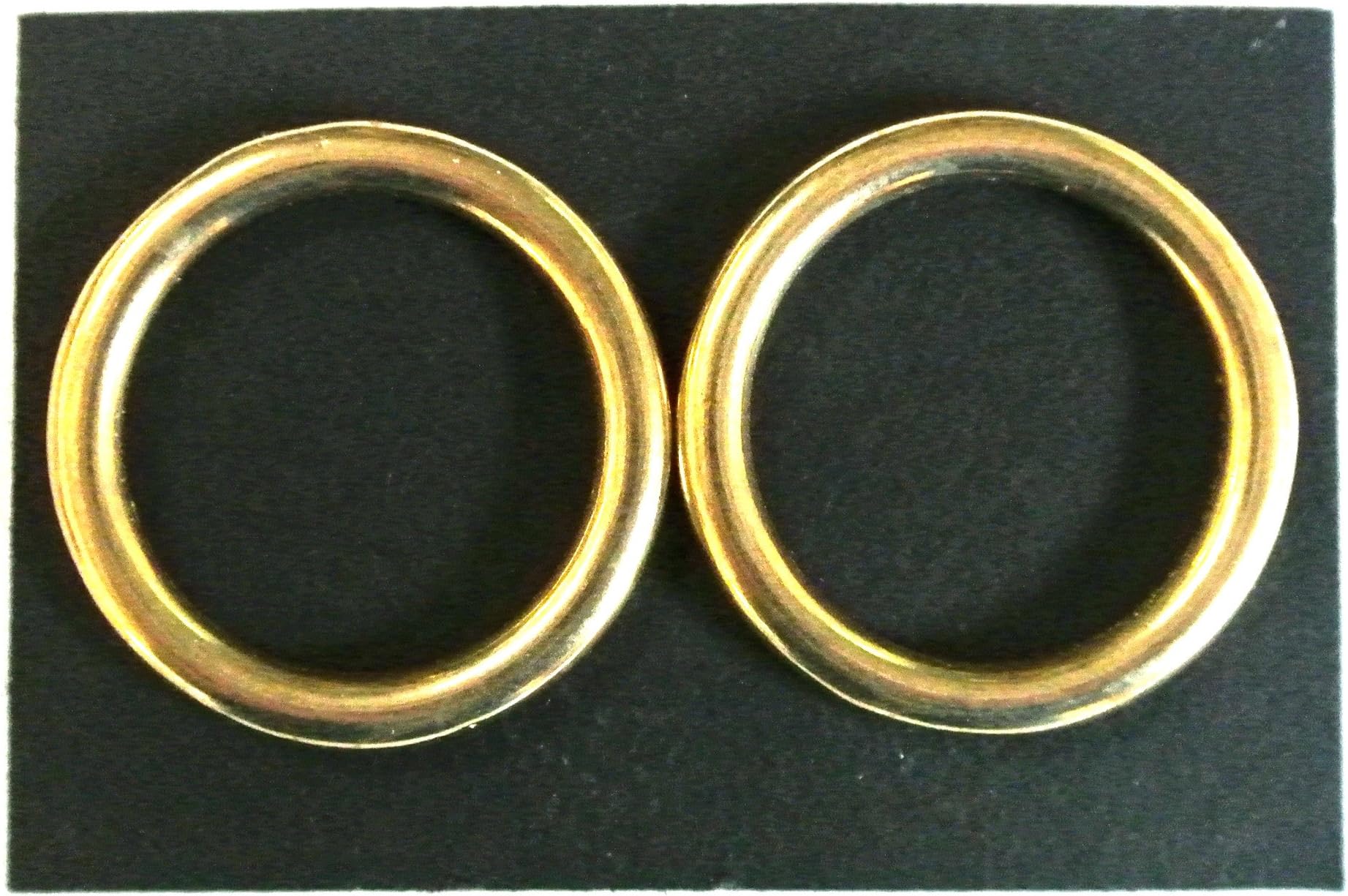 25mm Solid Brass O-Rings x2 Ideal For Dog Leads Collars Horse Reigns Leather Crafts Belts Keychains Crafts (2)