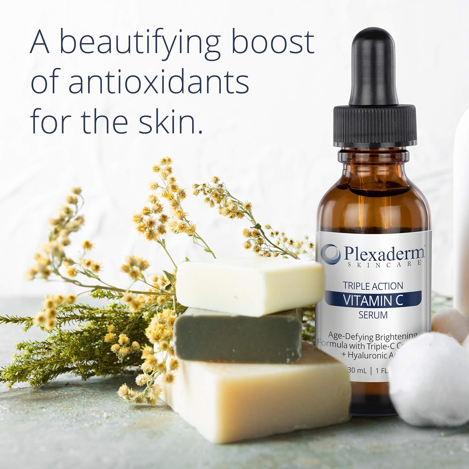 Plexaderm Triple Action Vitamin C Serum Antioxidant Defense Fights Visible Signs of Aging: Beauty