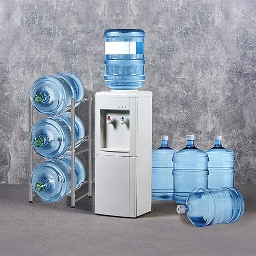 OYEAL Water Bottle Storage Rack, 3-Tier Water Cooler Jug Rack