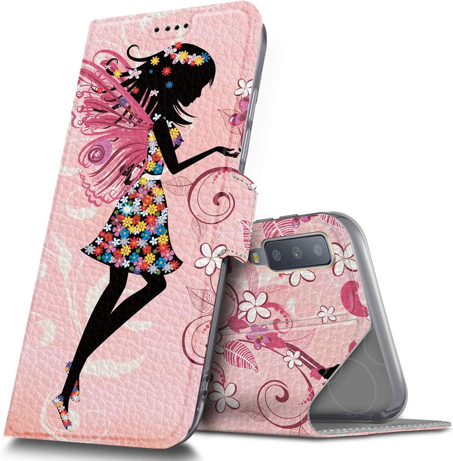 Geemai Samsung Galaxy A7 2018 Case, Samsung Galaxy A7 2018 Cover [Card Holder] [Magnetic Closure] Premium Leather Flip Wallet Case Cover for Samsung Galaxy A7 2018 Smartphone (CH06)