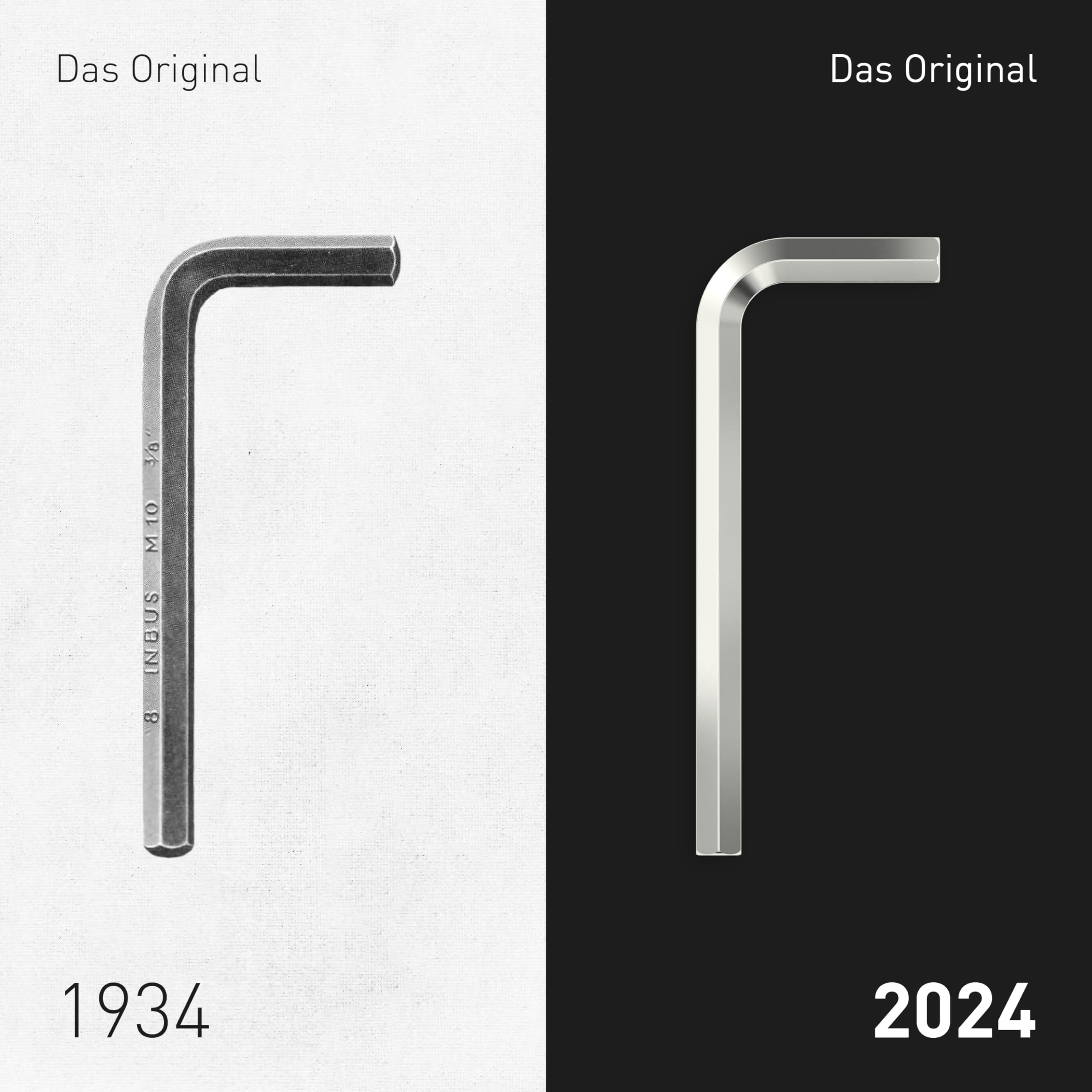 INBUS® 74711 Winkelschraubendreher Set 11tlg, 1.27 – 8mm, mit Kugelkopf — Made in Germany 6