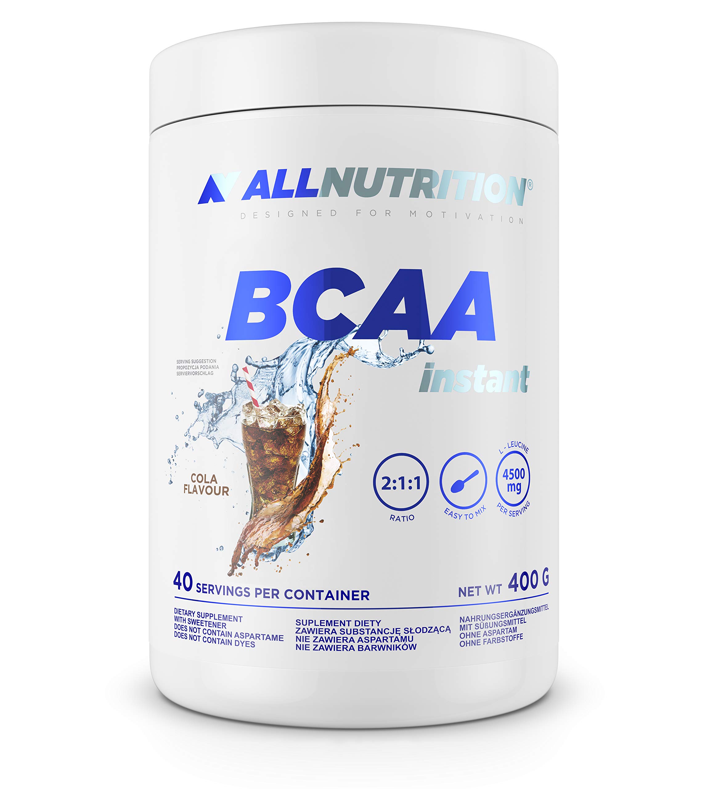 ALLNUTRITION BCAA Max Support, Cola - 500g, 1 Units
