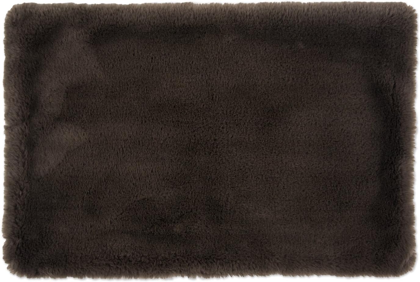 Bone Dry Faux Fur Pet Cage Liner, XXX-Large - 29 x 48", Brown : Pet Supplies