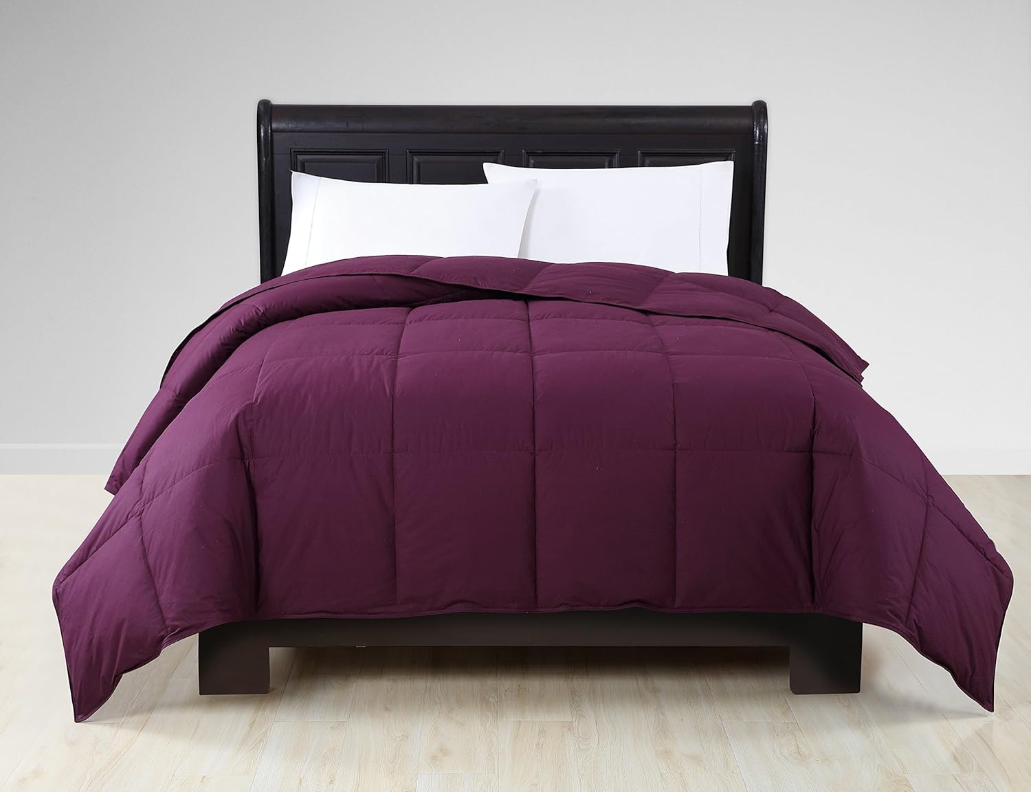 Twin Xl Size Down Comforter In Plum Real Down Comforter With Dual