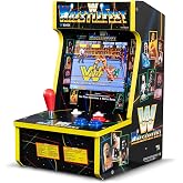 Arcade Classics WWE Counter Series Game Machine with 4 Games | Classic Indoor Mini Cabinet, Portable Retro Gaming Console with 8 Inch Liquid Crystal Screen for Basement or Man Cave Decor