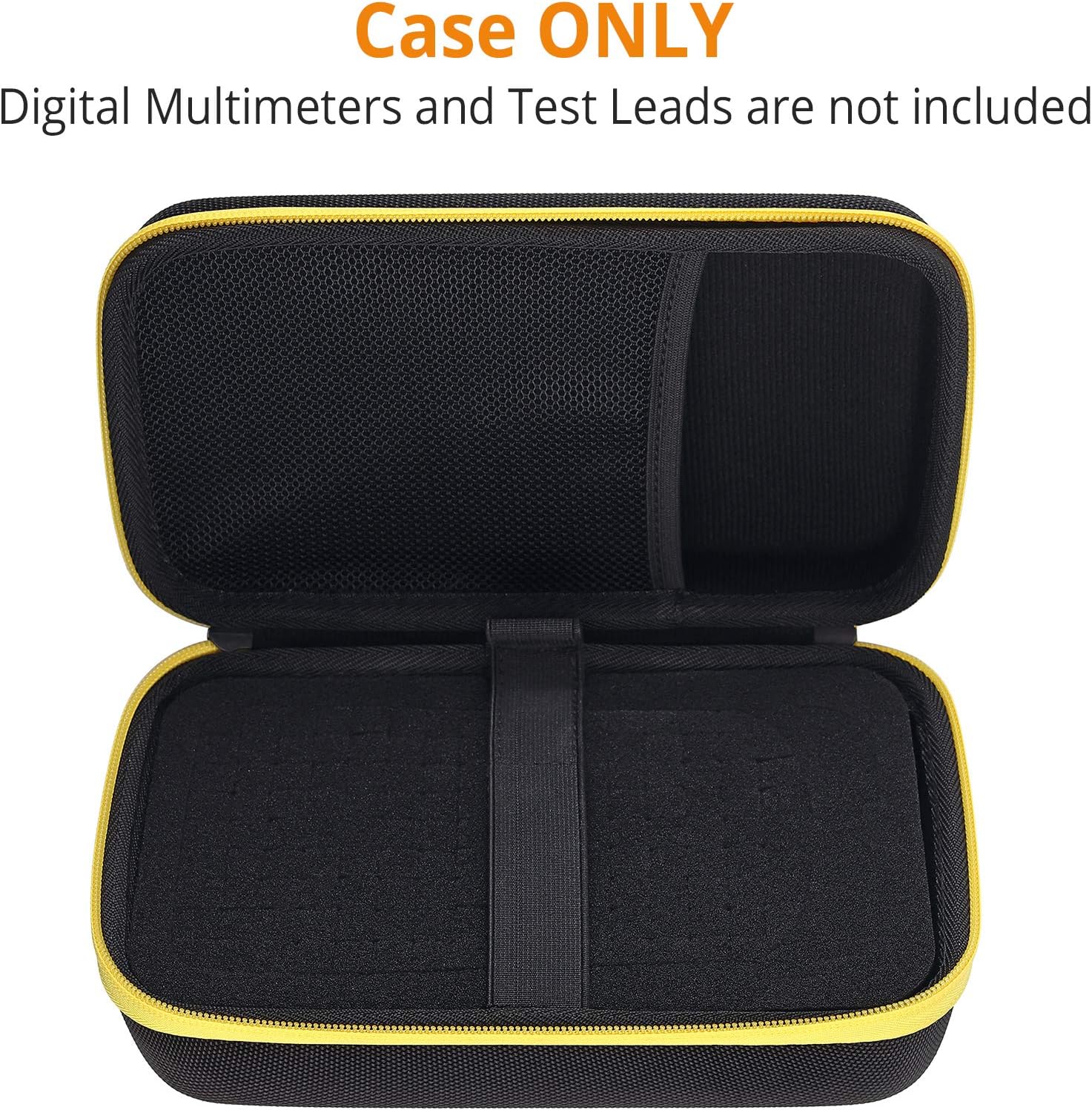 Neoteck Carrying Case for Auto Ranging Digital Multimeter with DIY Foam for Fluke 101/115/116/117/113/114/F15B+/F17B+/F18B Tacklife DM01M Auto Ranging TRMS 6000 Counts - Image 4