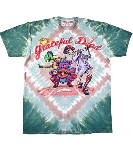 Liquid Blue Grateful Dead Ny Strangers SYF Hockey,Multicolor,Small