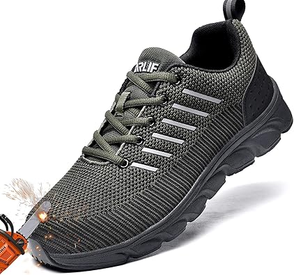 steel toe slip resistant tennis shoes
