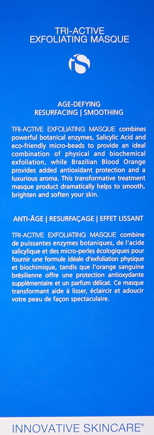 iS CLINICAL Tri-Active Exfoliating Masque; Acne Treatment; Face Exfoliator; Large Pores Treatment, Light green - Image 4